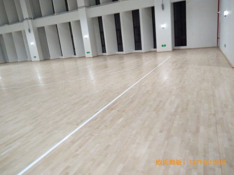 浙江寧波象山分?；@球館體育地板鋪裝