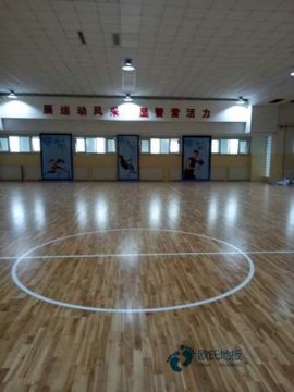 柞木運(yùn)動籃球木地板價格低