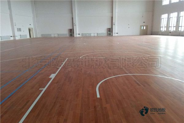籃球館楓木運(yùn)動(dòng)木地板1
